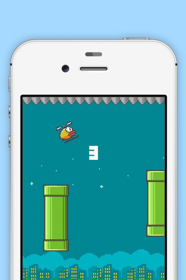 Flappy-Copter! screenshot 2