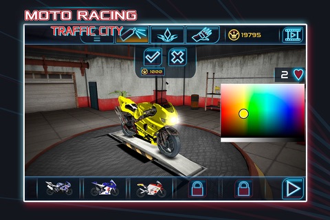 Moto Racing: Traffic City screenshot 2