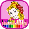 Colouring Kids Game for Princess edition