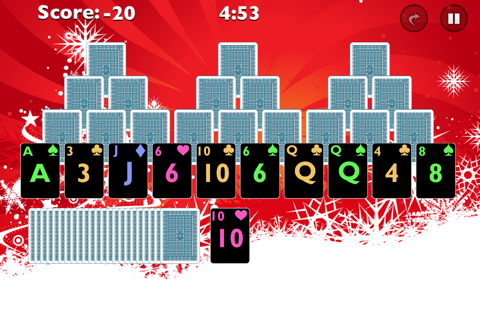 Tri Xmas Tree Solitaire screenshot 2