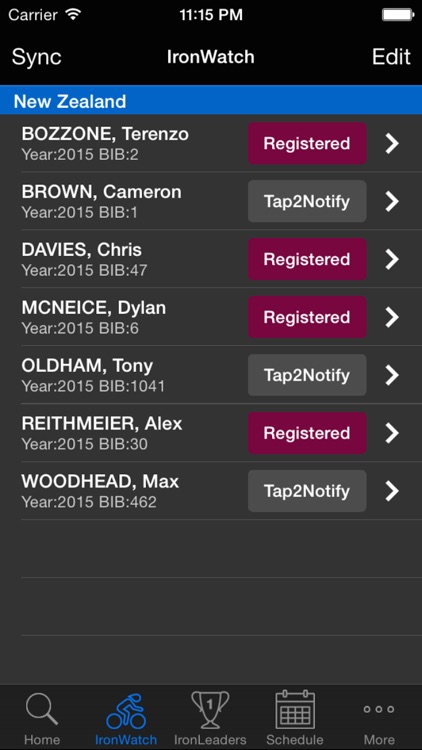 IronMobile - Ironman Athlete Tracker screenshot-3