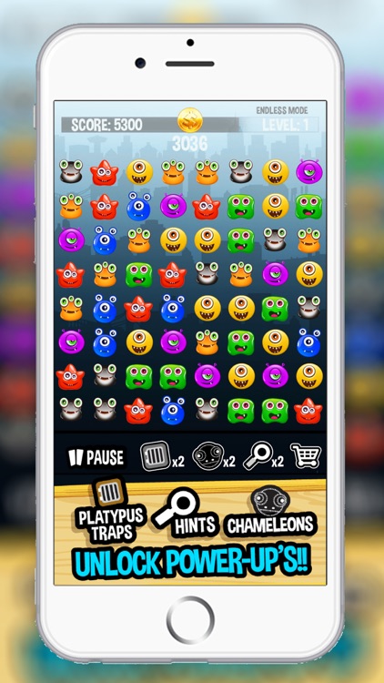 Monster Match 3 Puzzle Game Free - Cute Monsters Evolution Fighting Jam screenshot-3