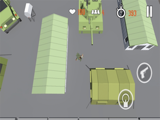 Blocky Army Strike, game for IOS