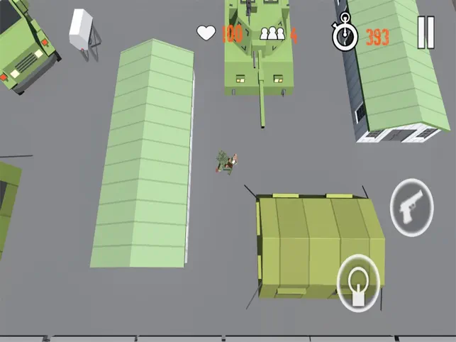 Blocky Army Strike, game for IOS