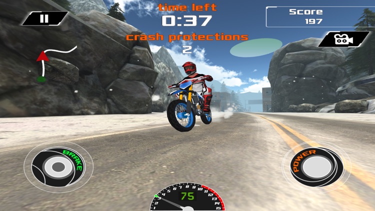 3D Motocross Snow Racing X - eXtreme Off-road Winter Bike Trials Racing Game PRO screenshot-3