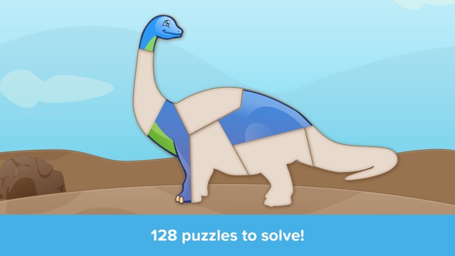 Kids Puzzles - Dinosaurs - Early Learning Dino Shape Puzzles(圖2)-速報App