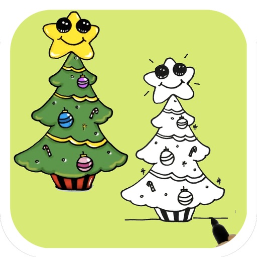 How to Draw Christmas Characters Cute iOS App