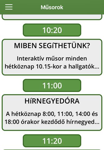 Marosvásárhelyi Rádió App screenshot 2