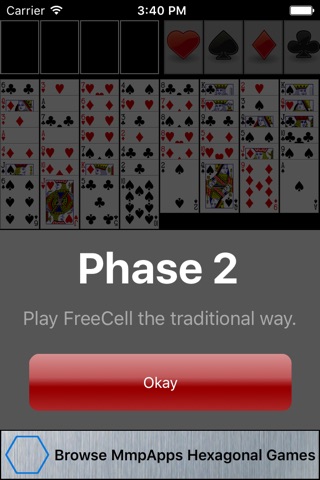 Phased FreeCell Solitaire screenshot 4
