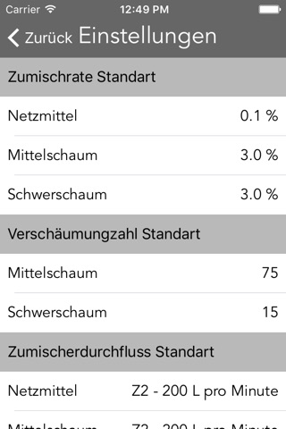 Schaumrechner - braun engineering screenshot 3