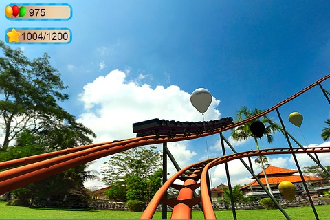 Roller Coaster Balloon Blast VR screenshot 2