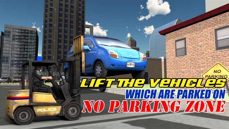 Police Car Lifter Simulator 3D – Drive cops vehicle to lift wrongly parked cars