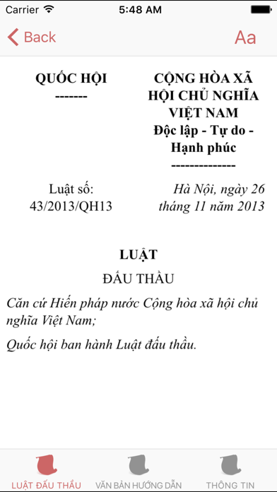 How to cancel & delete Luật Đấu Thầu Năm 2013 from iphone & ipad 3