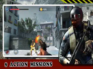 Screenshot 1 Sniper Shoot Guerra-Pistola Batalla de filmación: Una ciudad Contrato Clásico Killer Modern FPS juego iphone
