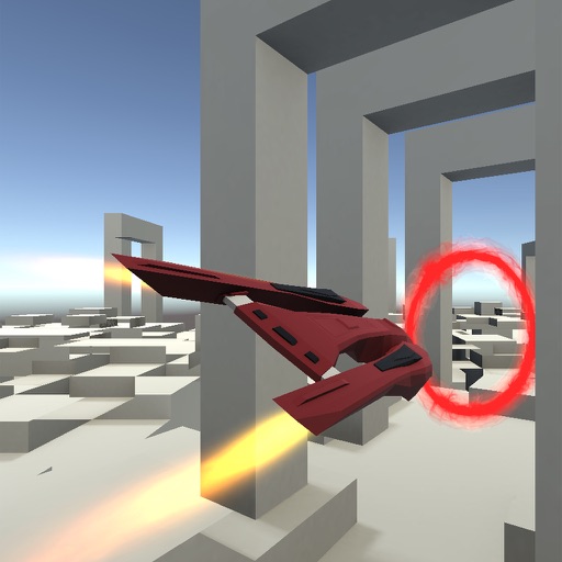 Geometry Fly Racer a Real Fast Flight Simulator Space 3D HD iOS App