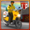 3D Ultimate Pizza Boy Simulator - Crazy motor bike rider and parking simulation adventure game