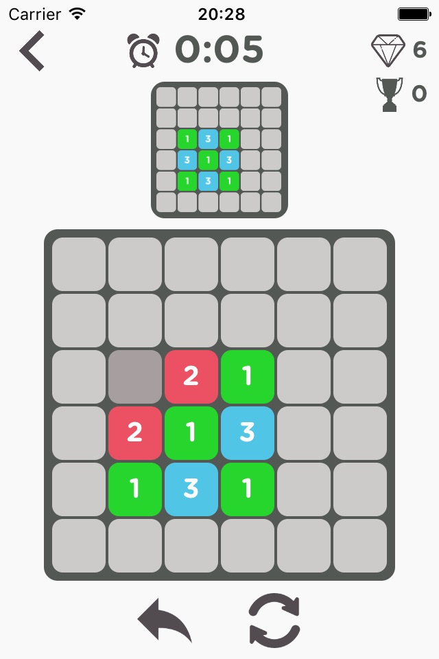 1234 - Addicting Puzzle Game screenshot 2
