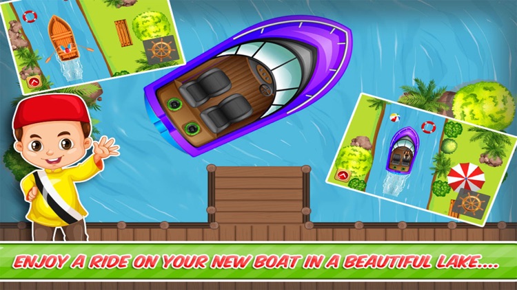 Boat Simulator & Factory Shop Kids Games