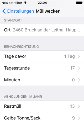 Müllwecker App screenshot 4