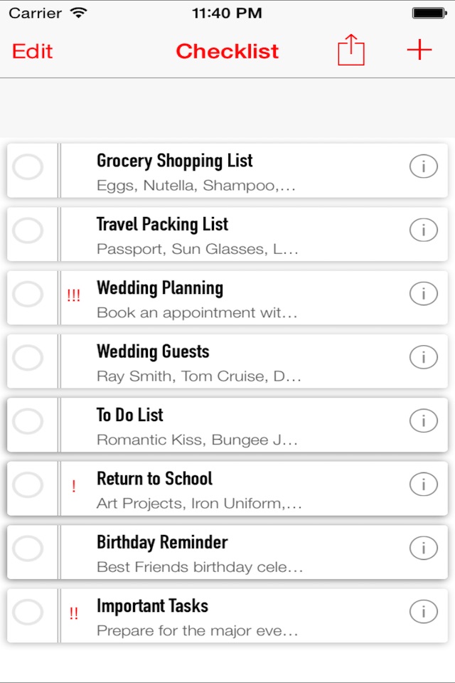 Simple Checklist - To Do List with Task Reminder screenshot 3