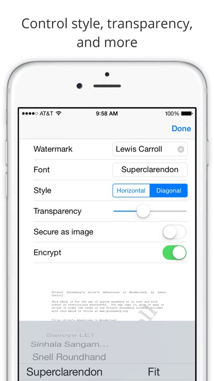 DocMark - Watermark PDF documents