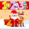 Santa Claus teach speaking and spelling Number 1-100 (1000,10000,100000,1000000) easy and fun with nice graphics animation and free download now today