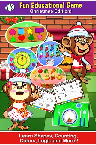 Puzzle Games for Preschool Toddler Kids - little educational christmas salon games! screenshot 3
