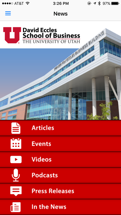 How to cancel & delete University of Utah David Eccles School of Business News from iphone & ipad 1