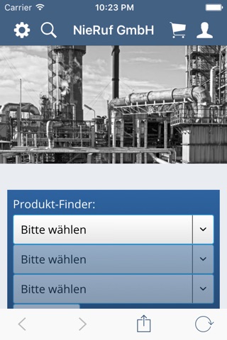 NieRuf GmbH Industriearmaturen screenshot 2