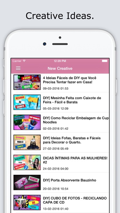 How to cancel & delete Creative !deas Video. from iphone & ipad 1