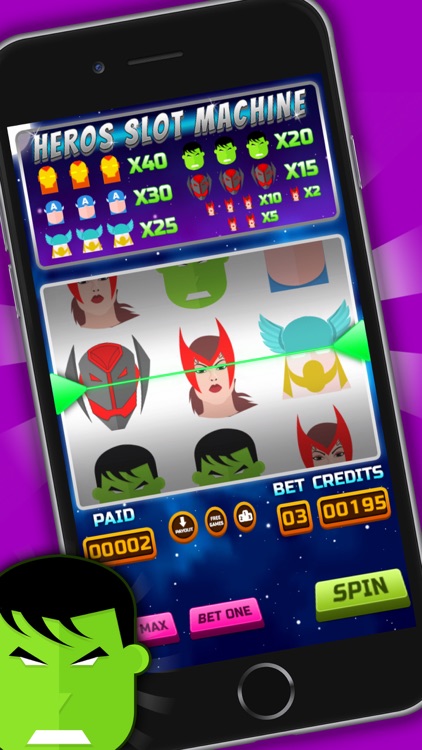 Heros Slot Machine