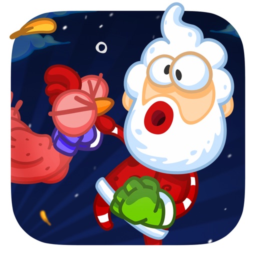 Mad Santa vs Evil Alien iOS App