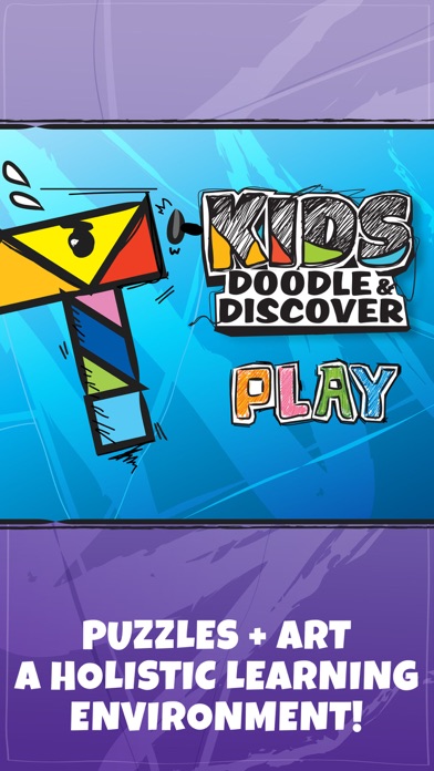 How to cancel & delete Kids Doodle & Discover: Handy Tools, K12 Puzzles from iphone & ipad 1