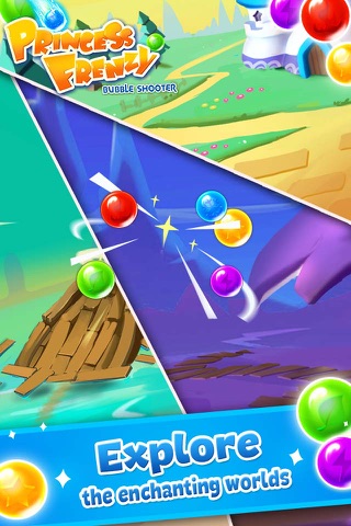 Princess Frenzy - Pop Bubble Shooter Blast Game screenshot 2