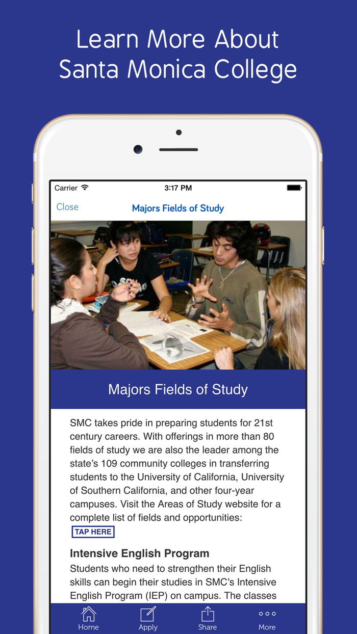 Santa Monica College - Prospective International Students App