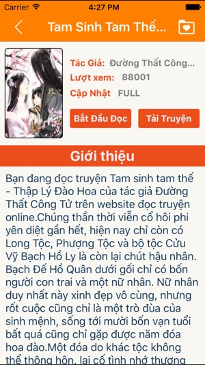 Truyện Mới - Tiểu Thuyết, Ngôn Tình, Kiếp Hiệp Online, Offli(圖5)-速報App