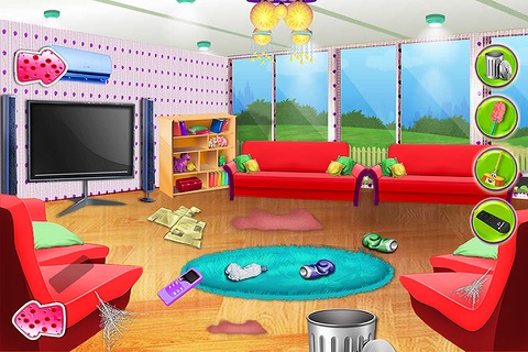 Mommy Kids Cleaning Helper - Home Cleanup games for girls & kids screenshot 2