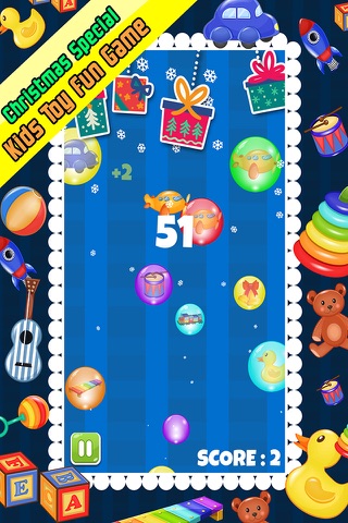 Christmas Toy Smash : Ballon Pop up Kids Game screenshot 3