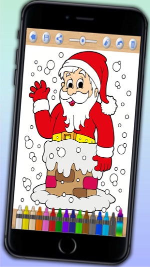 Christmas coloring book and xmas holidays pages from 3 to 6 (圖1)-速報App