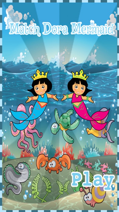 Match For Dora Mermaid Princess and Friendsのおすすめ画像1