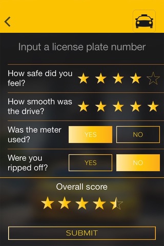 Rate the Cab screenshot 3