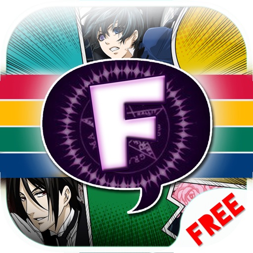 Fonts Shape Manga & Anime : Text Mask Wallpapers Themes For Free – “ Black Butler Edition ” icon