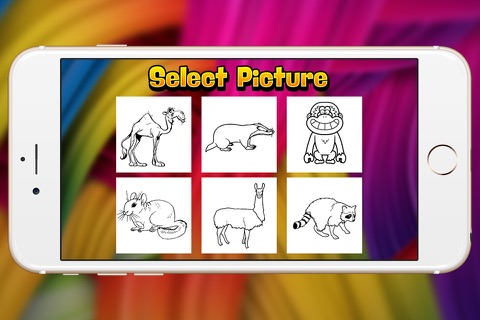 wild animal coloring book chinchilla show for kid screenshot 2