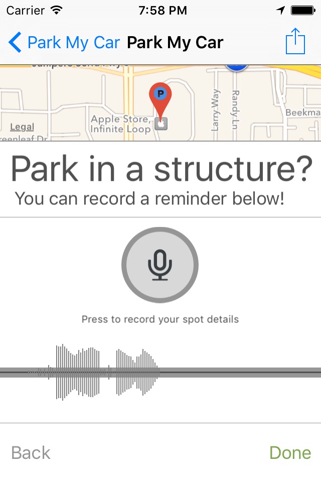 QuickPark - Find my car! screenshot 3