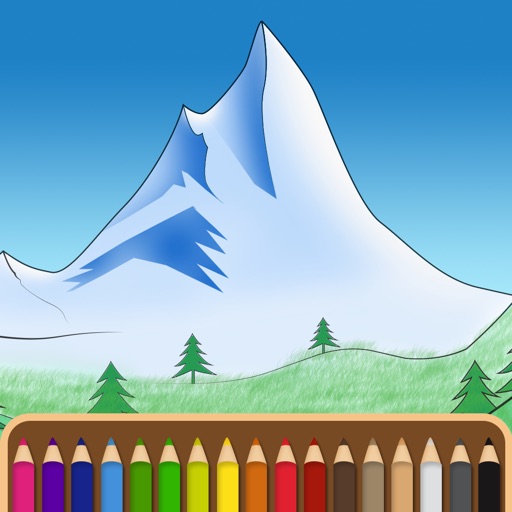 Kids Digital Sketch Paint - new kids digital coloring book icon