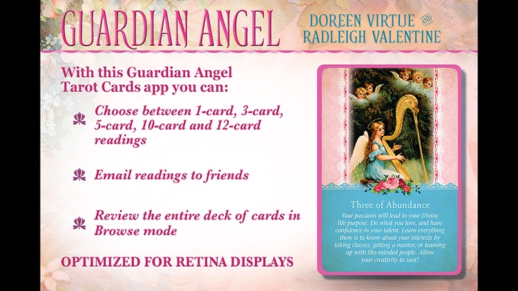 Guardian Angel Tarot Cards - Virtue, Valentine