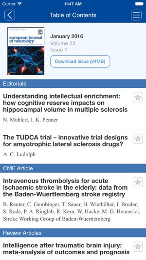 European Journal of Neurology App(圖1)-速報App