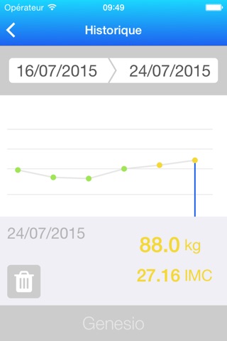 Calculate your BMI and follow the evolution of your weight screenshot 3
