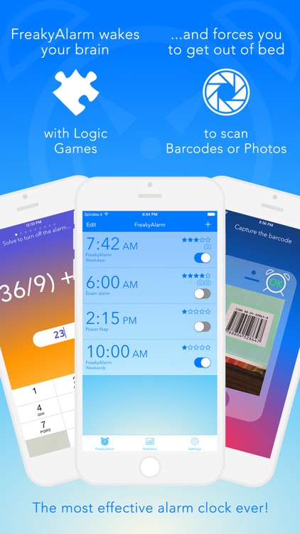 FreakyAlarm — Puzzle Alarm That Wakes Your Brain