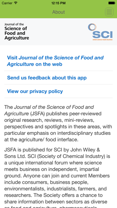 How to cancel & delete Journal of the Science of Food and Agriculture from iphone & ipad 2